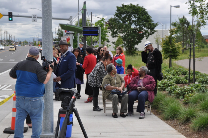 crowd at Sam Reynolds Dedication