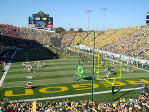 Inside Autzen Stadium Inside Autzen Stadium