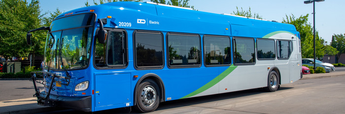 New Flyer Electric Bus at Springfield Station