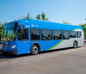 New Flyer Electric Bus at Springfield Station