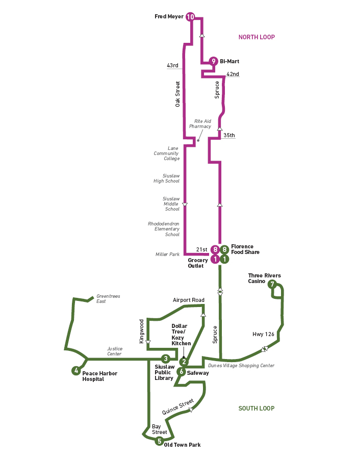 Rhody Express Route Map 2015