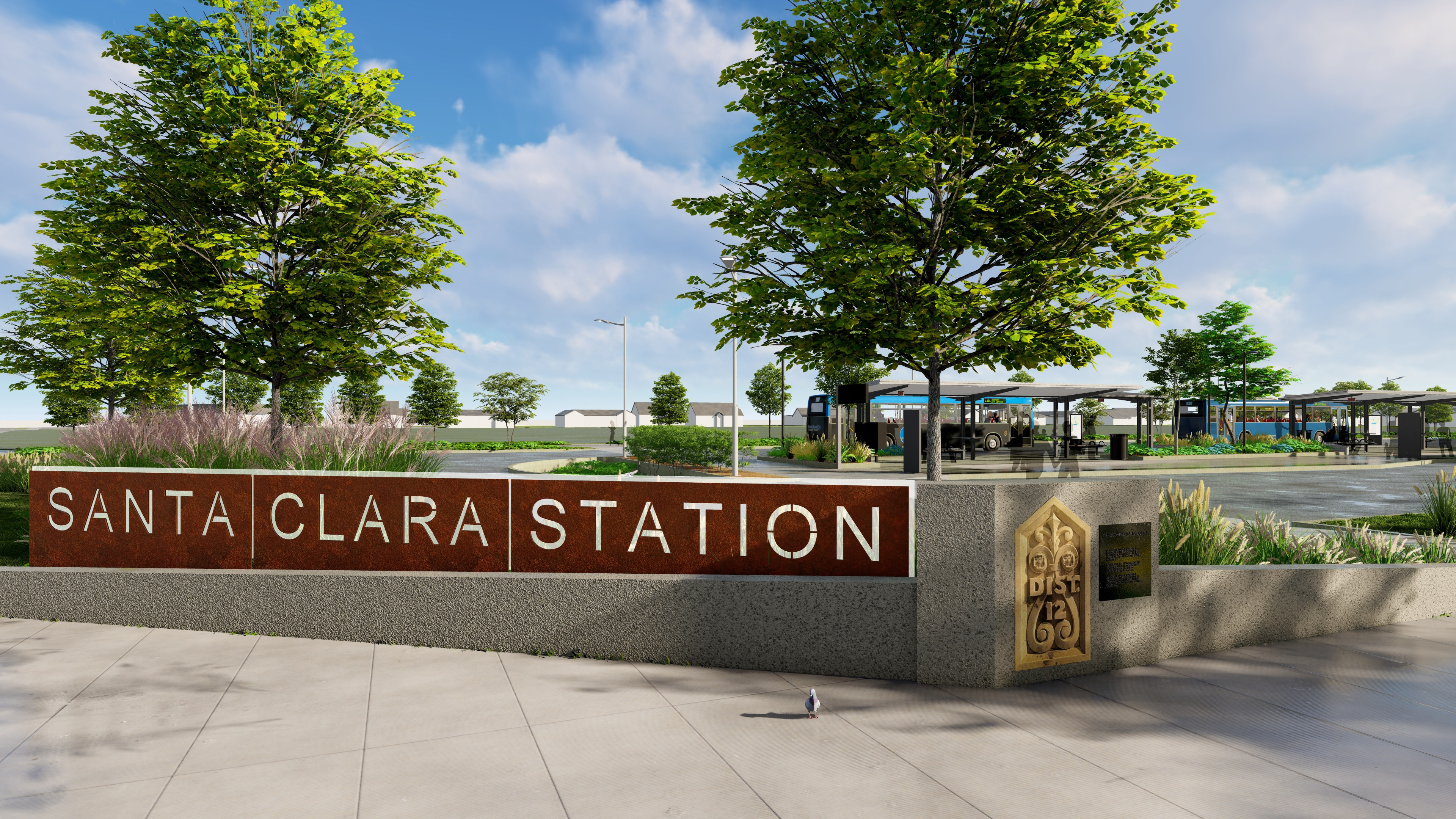 Santa Clara Station Image Santa Clara Station Image