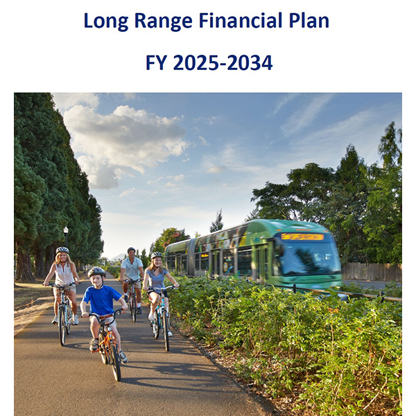 2025 - 2034 long range financial plan cover