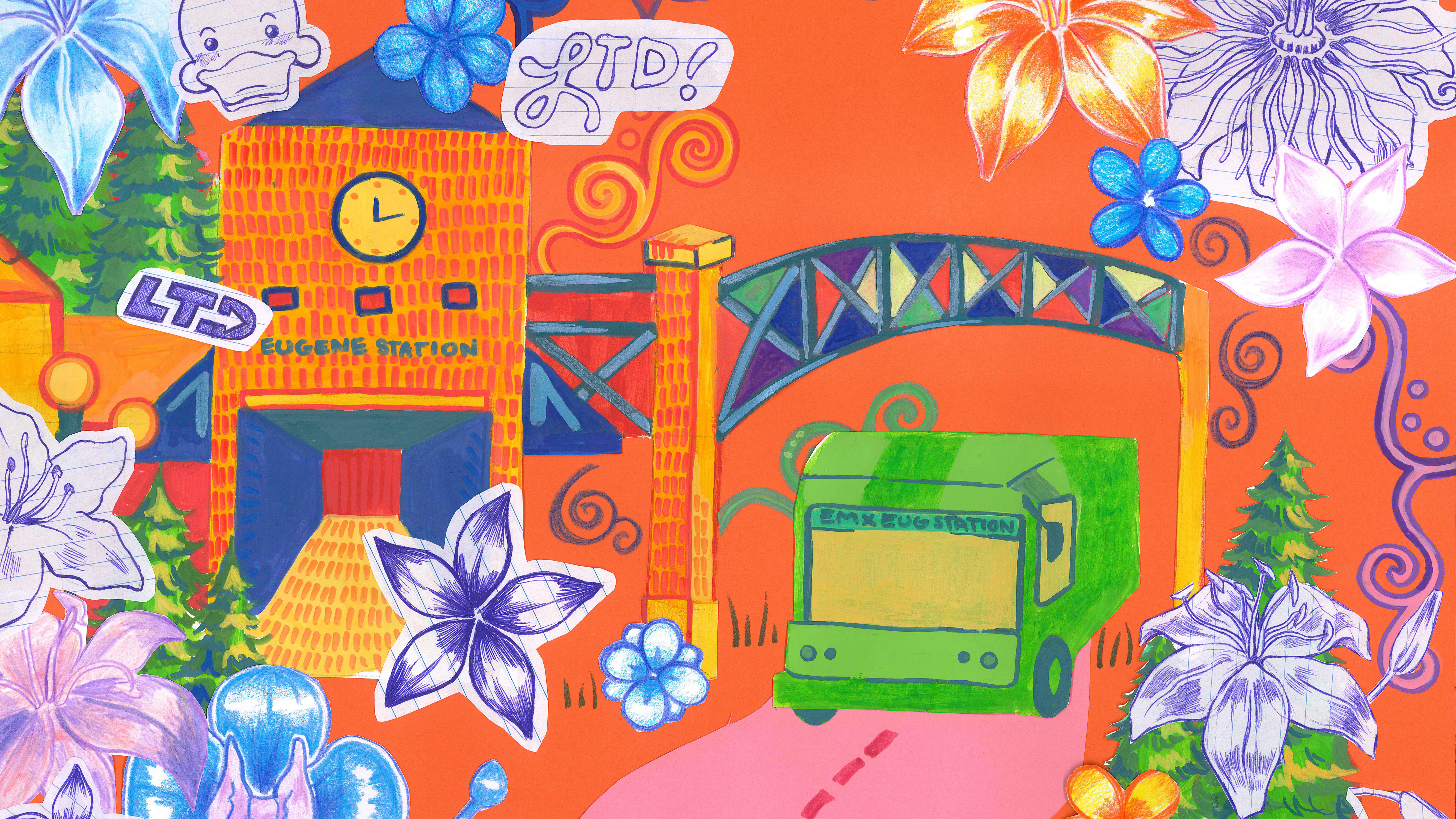 Winning artwork from LTD's student artwork contest.